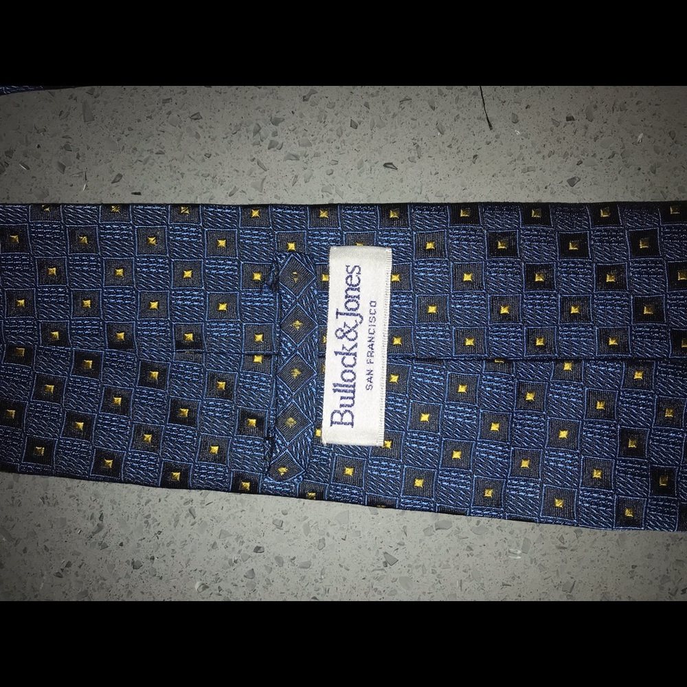 Bullock and Jones silk tie